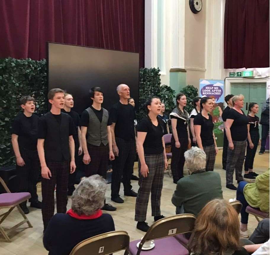 An excerpt was performed at the recent 50th anniversary event in Inverurie Town Hall