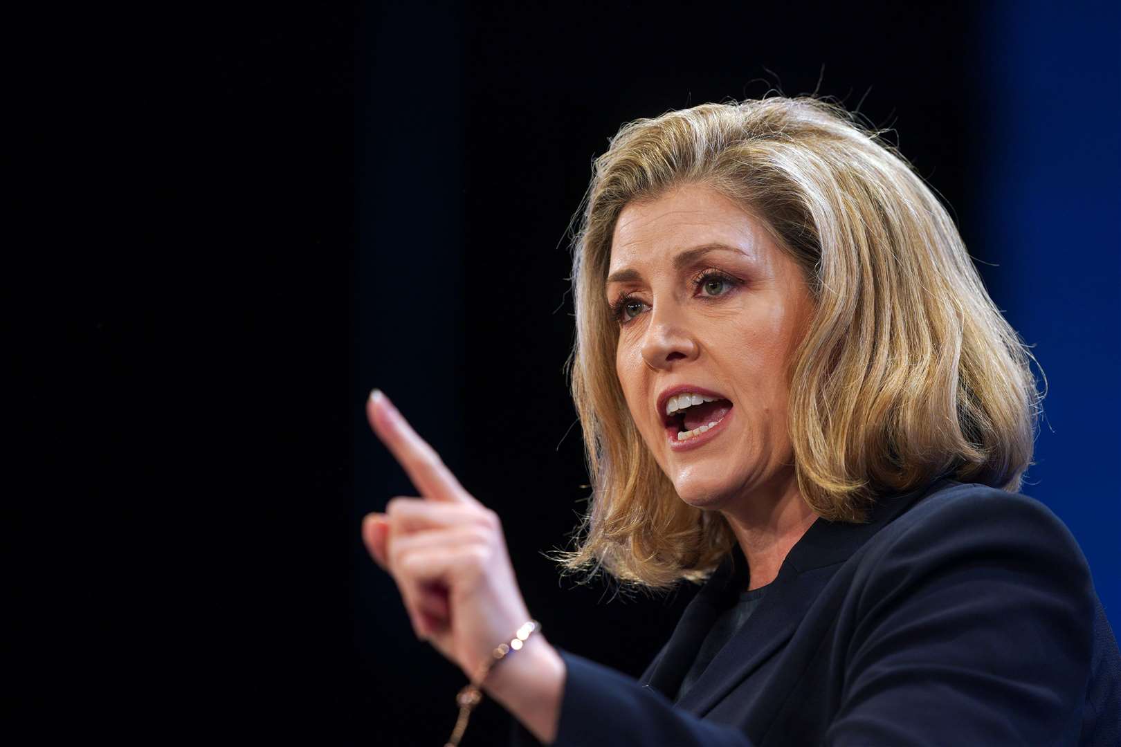 Leader of the House of Commons Penny Mordaunt suggested the BBC needs to ‘kick the tyres’ (Peter Byrne/PA)