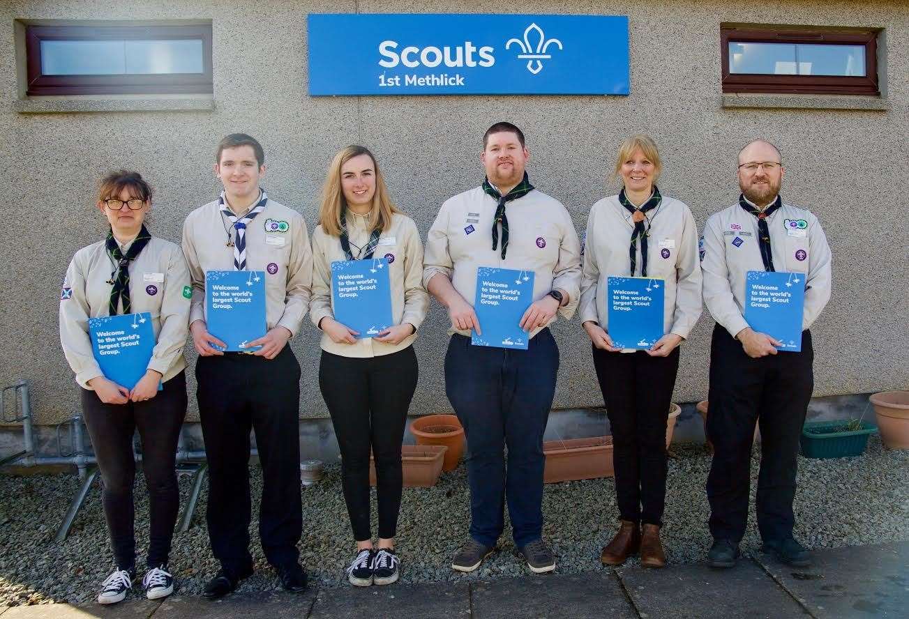 Volunteers in Methlick Scout Group have been recognised. Picture: Phil Harman