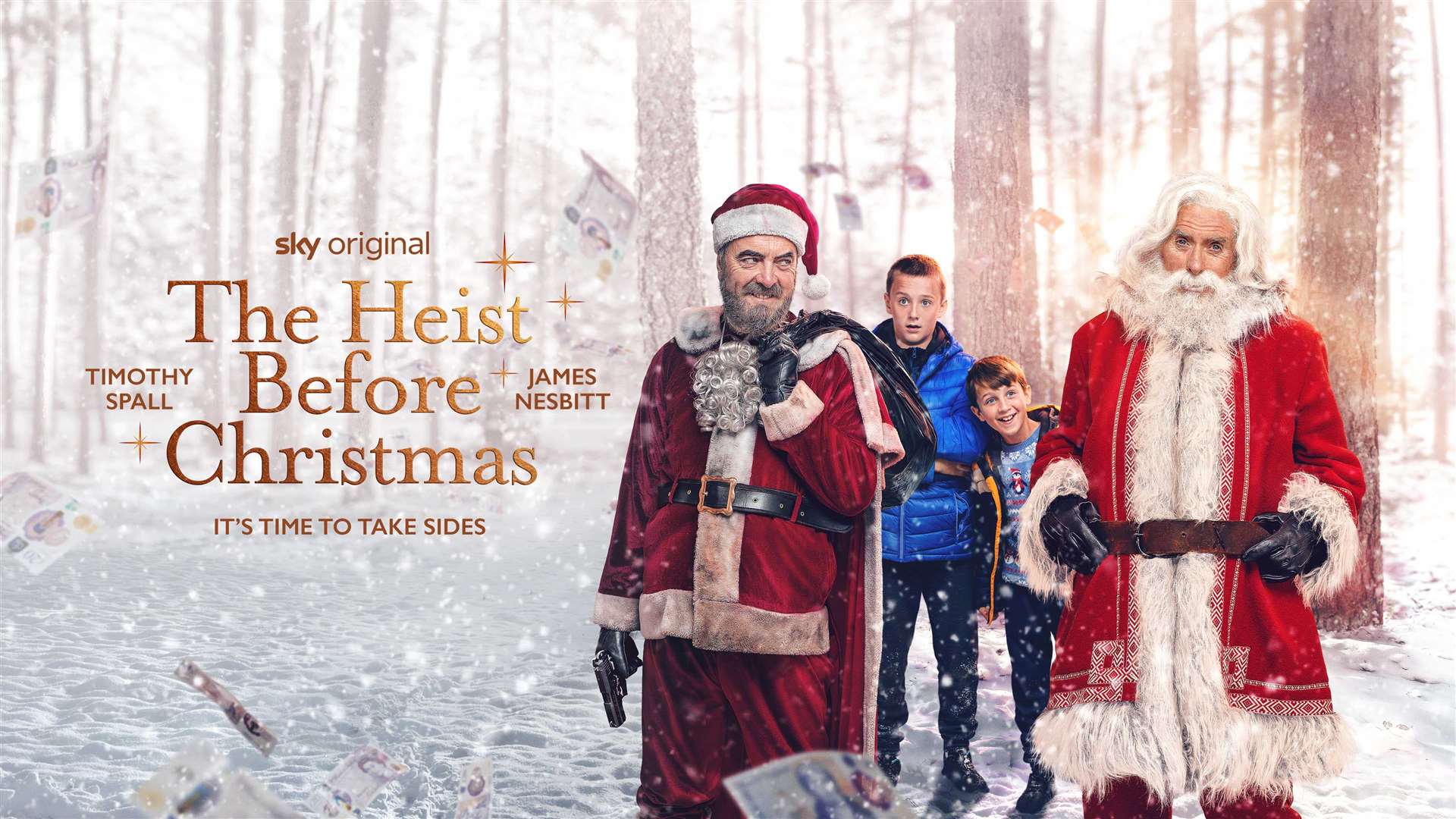 A promotional poster for The Heist Before Christmas (Sky/PA)