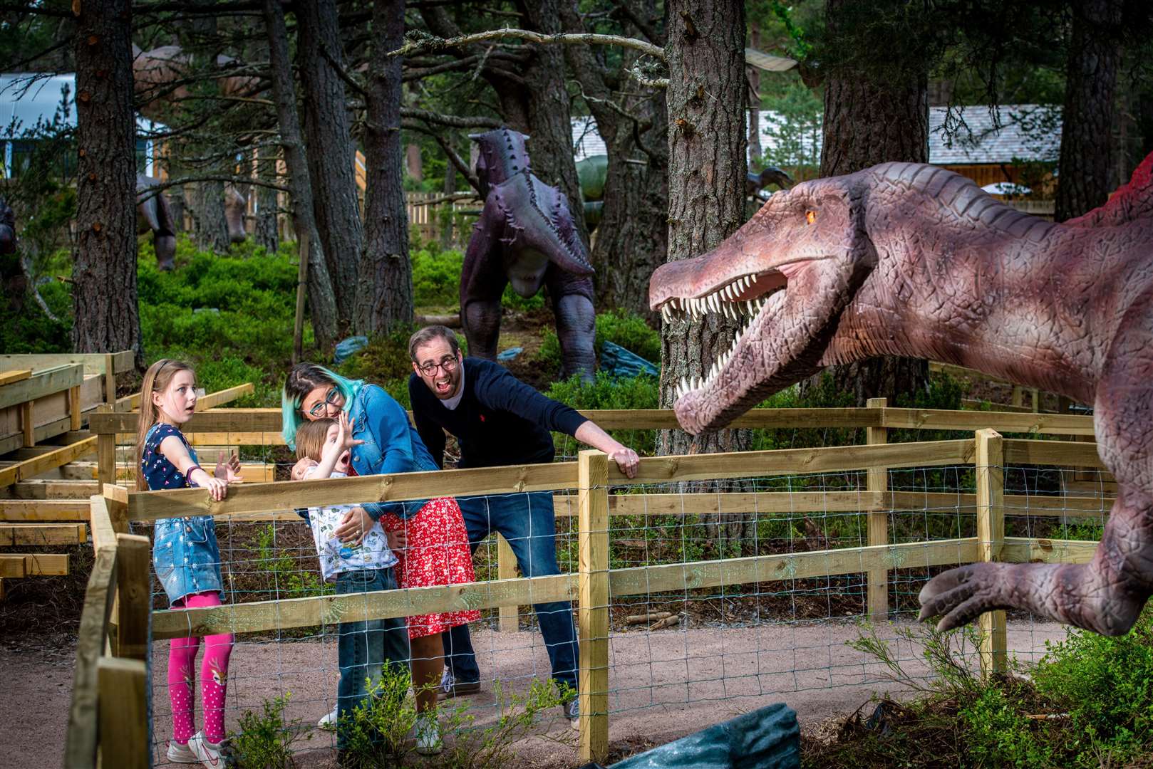 All the family is guaranteed to enjoy some roaring fun at Dinosaur Kingdom at the Landmark Forest Adventure Park at Carrbridge.
