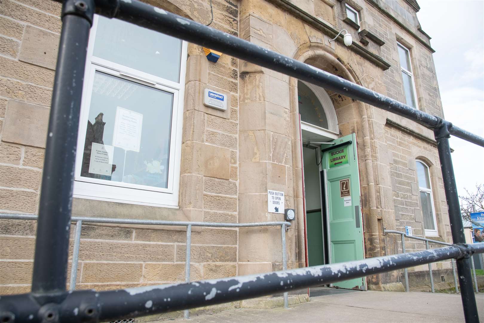 Police in Buckie are appealing for information following at break-in at the town's library. Picture: Daniel Forsyth