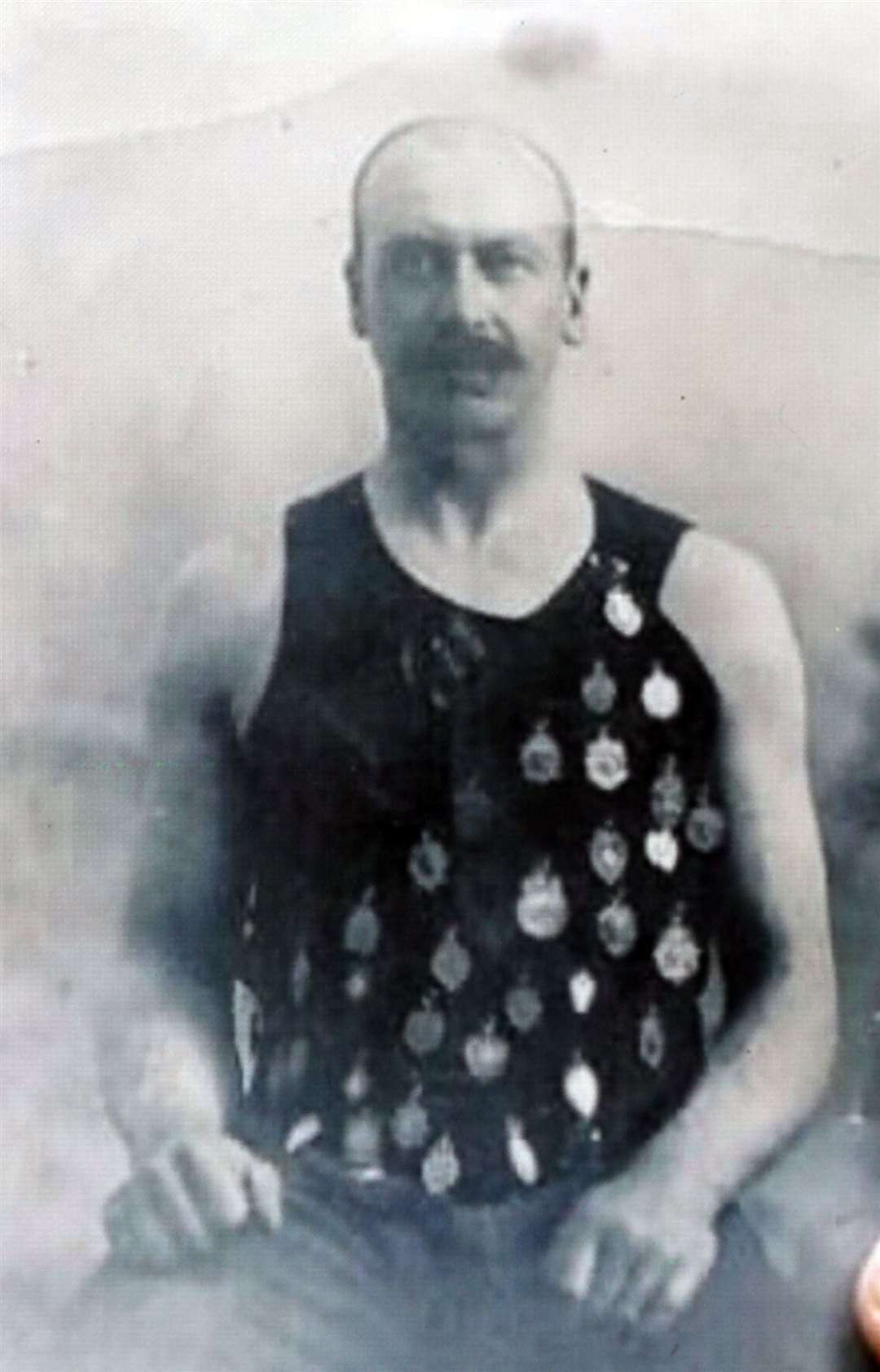 Charles Taylor who's athletic prowess led to him being given the Cabrach Rose Bowl in 1929.