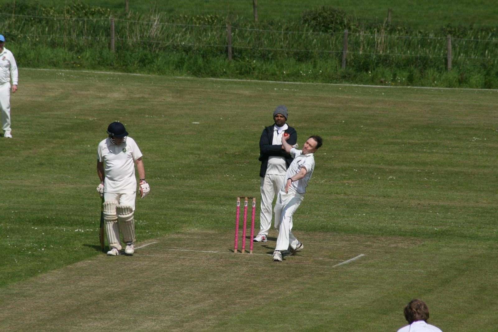 Methlick in action at Lairds against Abergreen.