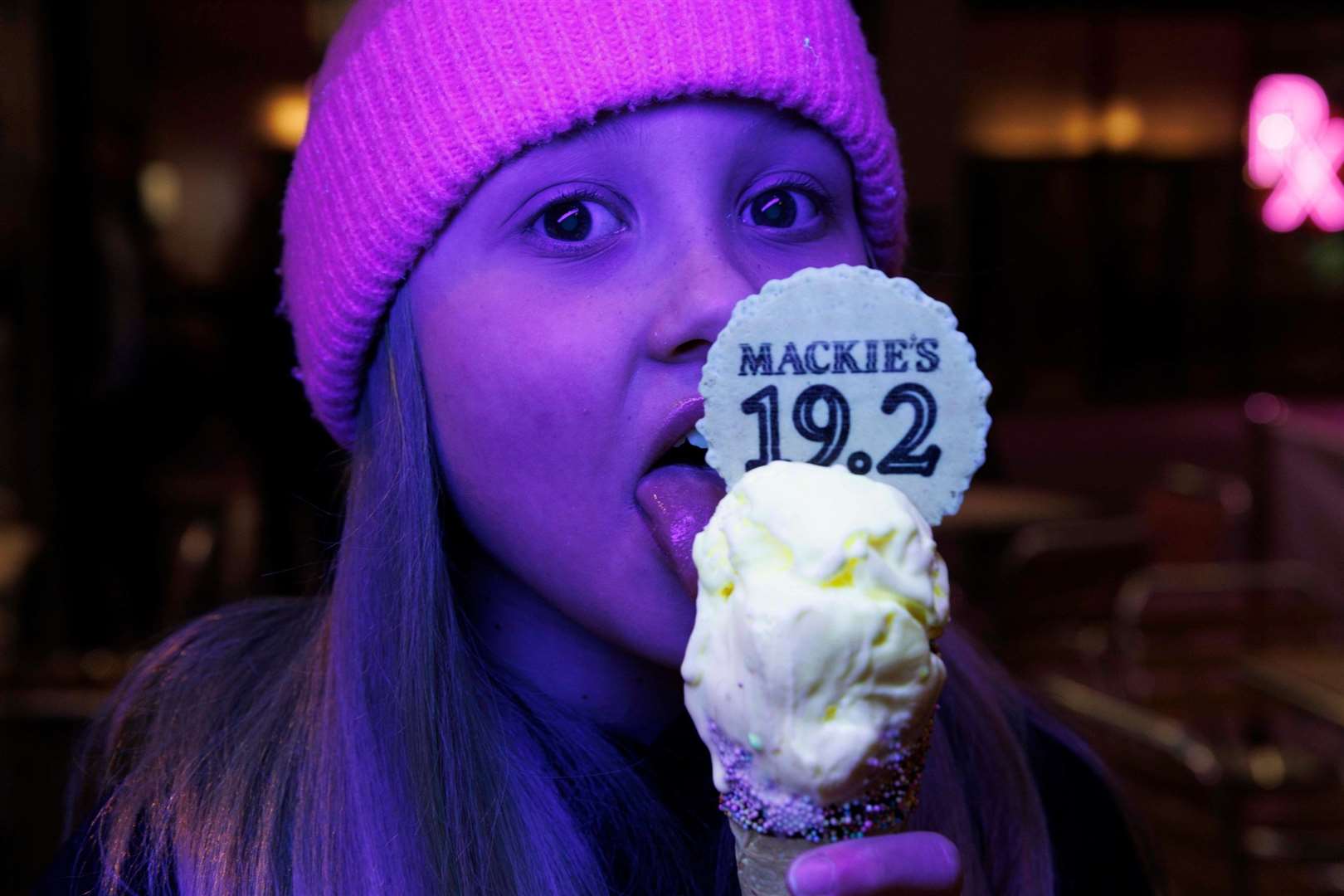 Mackies 19.2 Ice Cream parlour will be launching an exciting new glow in the dark ice cream. Picture: Ross Johnston/Newsline Media