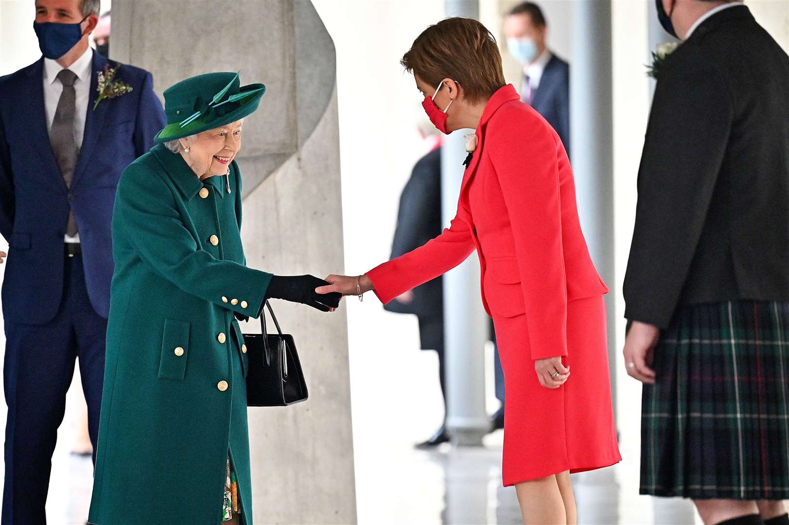 The Queen was at the Scottish Parliament earlier this month (Jeff J Mitchell/PA)