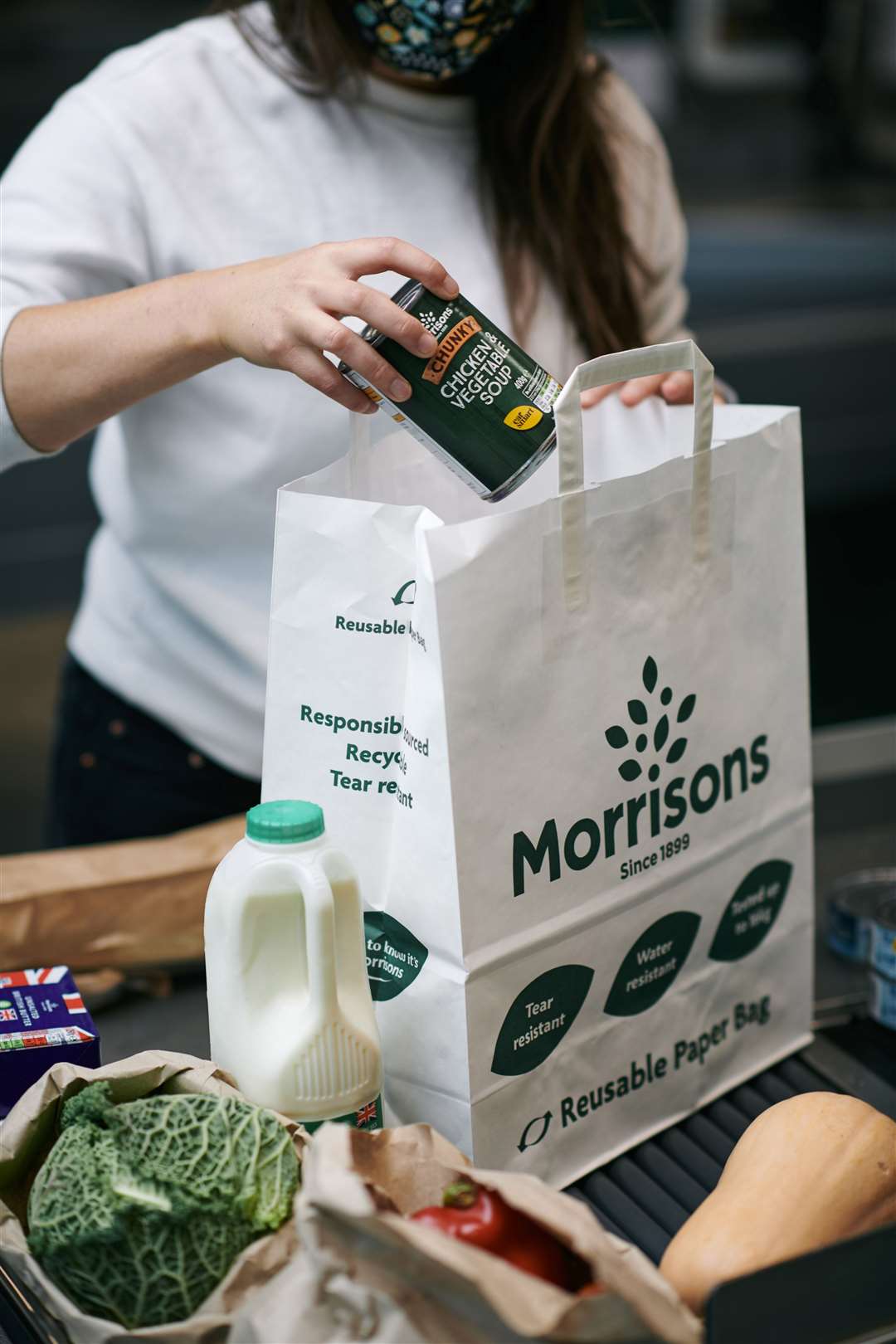 Morrisons has said customers will be able to buy 30p paper bags (Morrisons/PA)