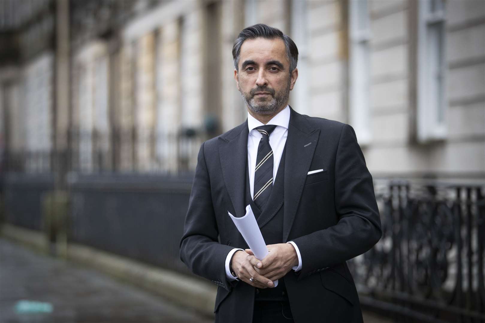 Aamer Anwar, lawyer for the Megrahi family, issued a statement on their behalf (Jane Barlow/PA)