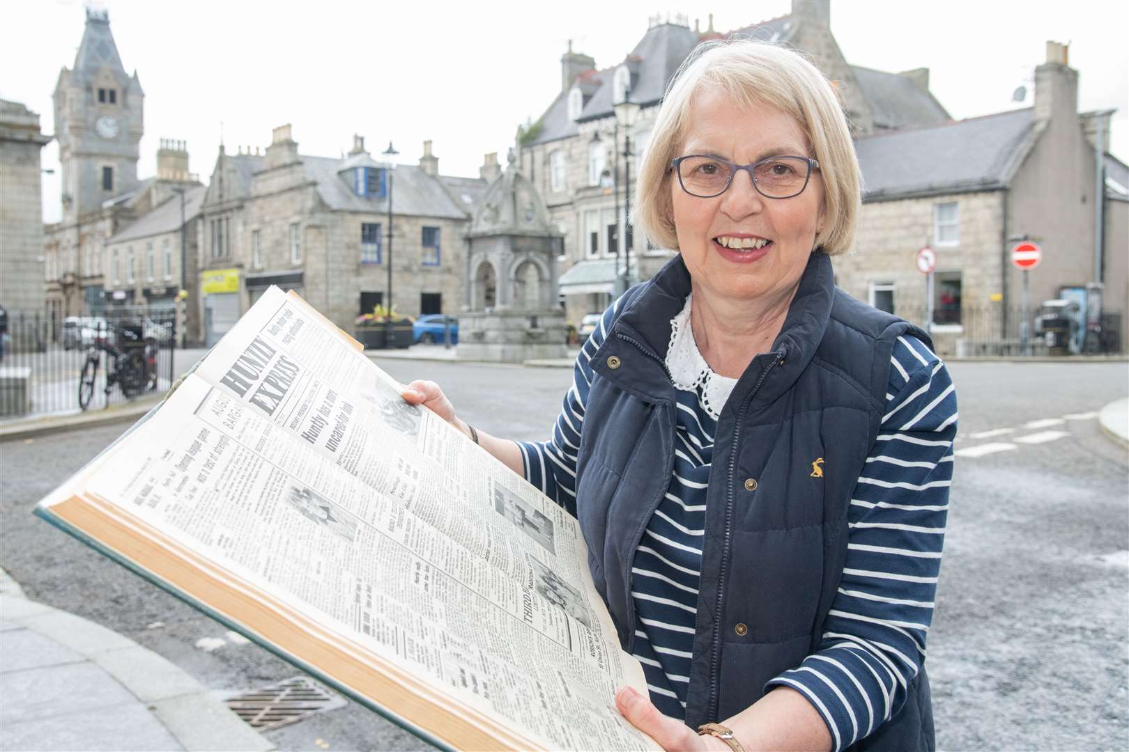 Pat Scott has been recognised in the House of Commons for her 44 years service to the Huntly Express. Picture: Daniel Forsyth