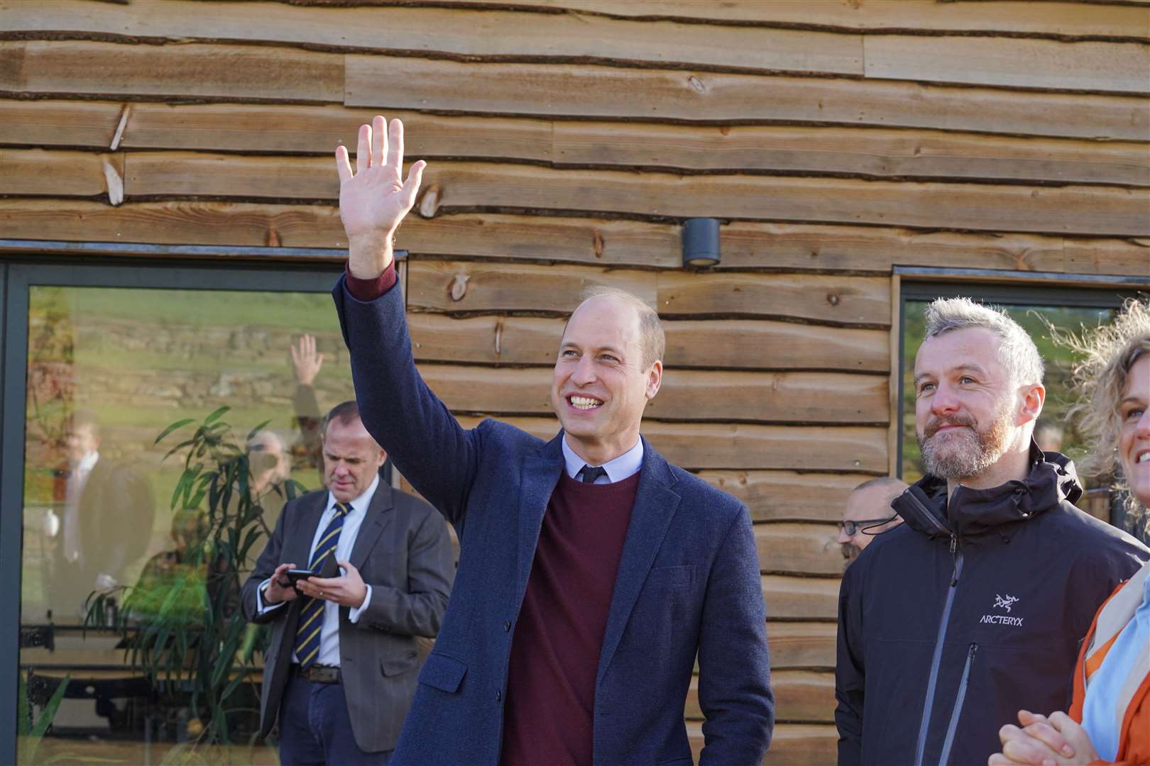 The Duke of Cornwall during his first official visit to the county in November 2022 (PA)