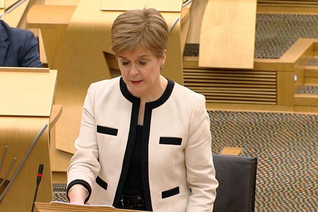 The First Minister confirmed lockdown levels.
