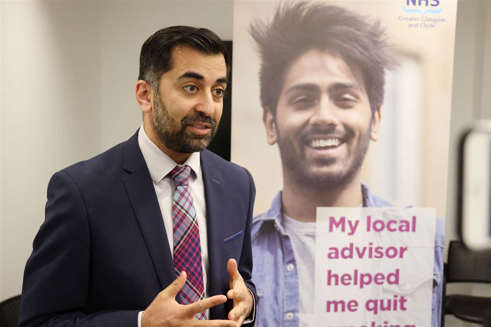 Humza Yousaf was speaking as the search of Nicola Sturgeon and Peter Murrell’s home entered its second day (Robert Perry/PA)