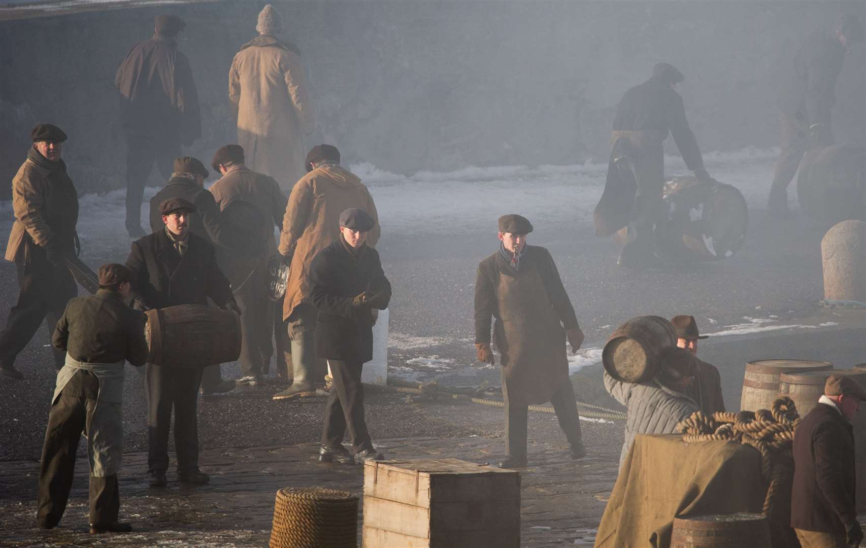 Peaky Blinders filming in Portsoy. Picture: Daniel Forsyth.
