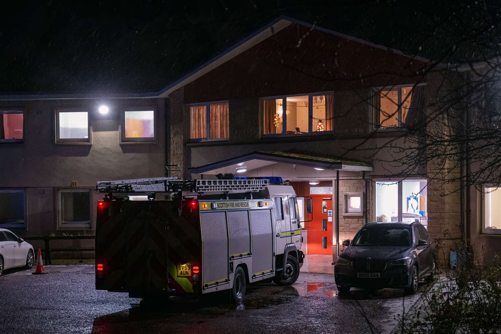 Durnhythe Care Home, in Porstoy, where four fire appliances, two police units and an ambulance attended on the evening of December 14, 2022. Picture: Jasperimage