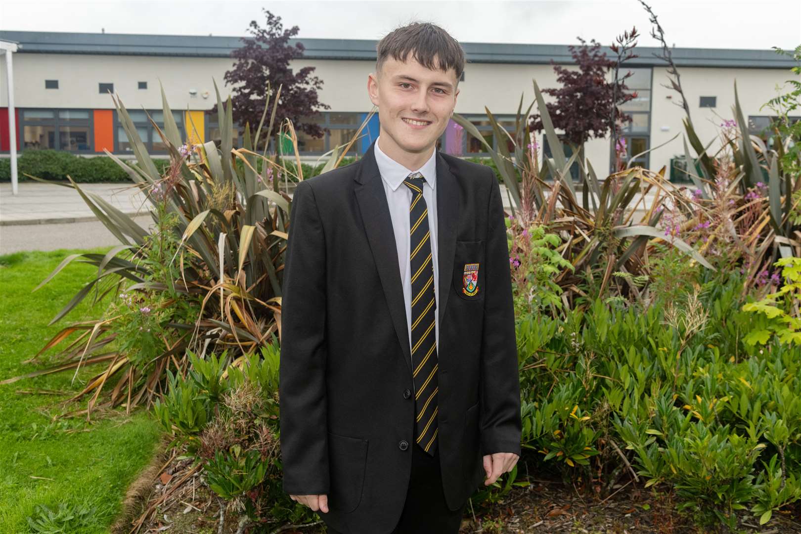 Ross Dalgarno was one of the top performing S4 students in Moray. Picture: Beth Taylor