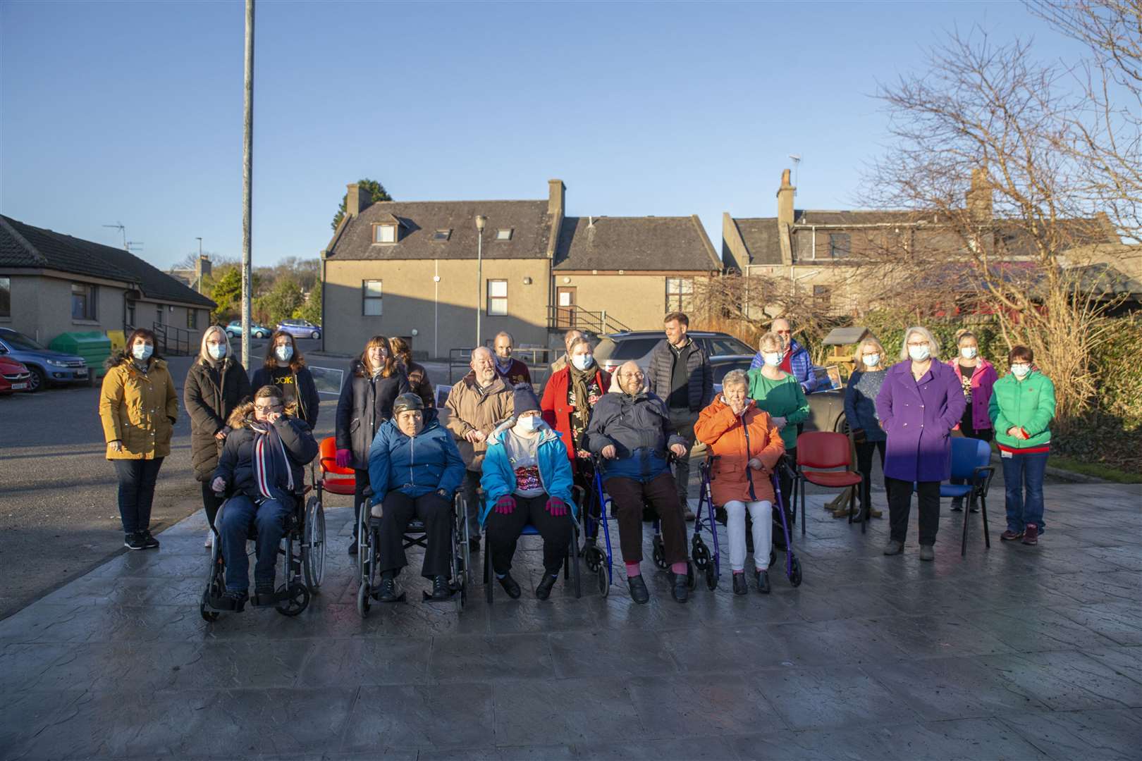 New outdoor space at Ellon Day Opportunities to have a positive impact on members of community