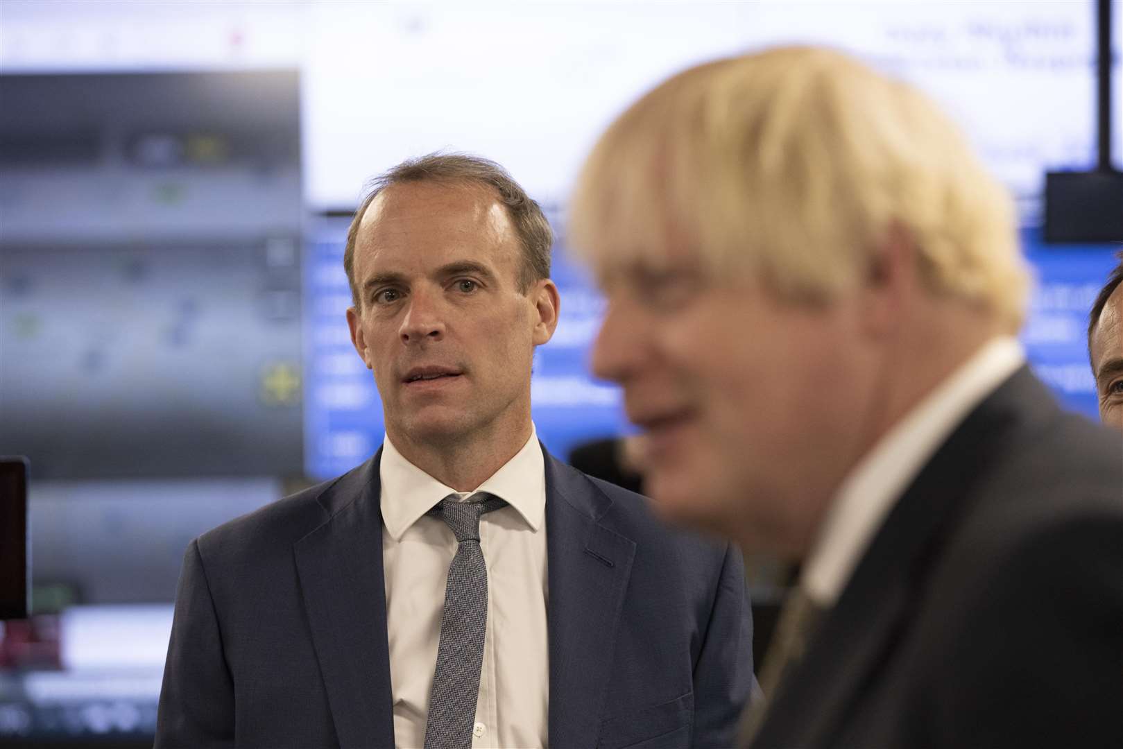 Dominic Raab remained publicly loyal to Boris Johnson as his premiership crumbled last year (Jeff Gilbert/Daily Telegraph/PA)