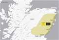 Heavy rain warning issued by Met Office for Grampian area