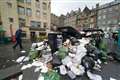 Clean-up operation begins in Edinburgh after bin strike ends