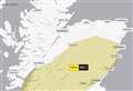 Heavy rain warning for Grampian area issued