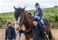 Fun at Mulben horse sanctuary to mark opening of new arena
