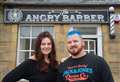 Angry Barber goes blue for NHS heroes