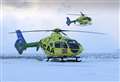 Scotland's air ambulances battle through the snow