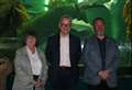 Levelling Up UK Government Secretary Michael Gove visits funding recipient Macduff aquarium 