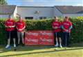 Firefighters blaze charity trail around golf course