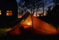 Virtual campout for the first night of the school holidays