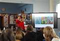 Renowned illustrator and artist pays a visit to Keith Grammar School