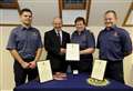 High honours for brave Buckie Coastguards