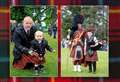 Highland Games debut for youngster playing bagpipes in memory of ‘Pops’