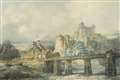 JMW Turner painting of Chepstow Castle sold at auction for more than £90,000