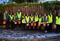 Young police volunteers support Ellon Santa Trail event