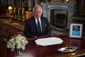 King makes historic televised address to mark death of the Queen