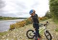 Four-year-old bike fan goes extra mile for food bank