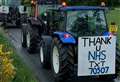 Strathbogie farming community take to their tractors to thank the NHS