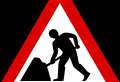 Roadworks on A96 west of Keith