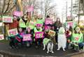 PICTURES: Huntly teachers come to the pickets