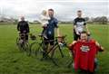 Trio back in Buckie after ride to crank up support for hospital accommodation