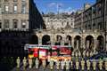 Royal Mile falls silent as thousands pay tribute to fallen firefighter
