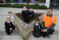 "Covid stones" display at Keith Primary School turned into permanent feature