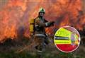 Very High risk of wildfire across East, Central and Southern Scotland