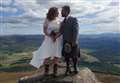 Hitched Hikers get married at the top of Ben Rinnes