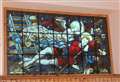 Historic stained glass window in Forglen Hall restored thanks to local groups 