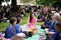 Kate joins school pupils for Chelsea Flower Show’s first children’s picnic