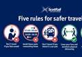 ScotRail have urged customers to wear a face mask at all times when travelling 