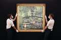 Banksy reimagining of Monet’s water lilies could fetch up to £5m at auction