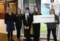 Milne's High kids hand cash boost to Moray Women's Aid